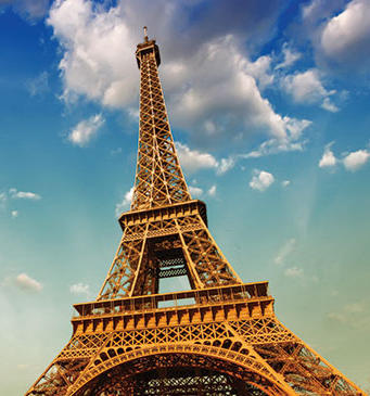 view of the Eiffel Tower in Paris