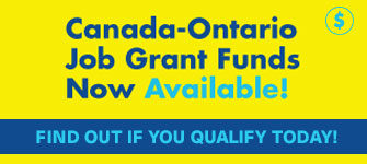Image with Canada-Ontario Job Grant Funds Now Available